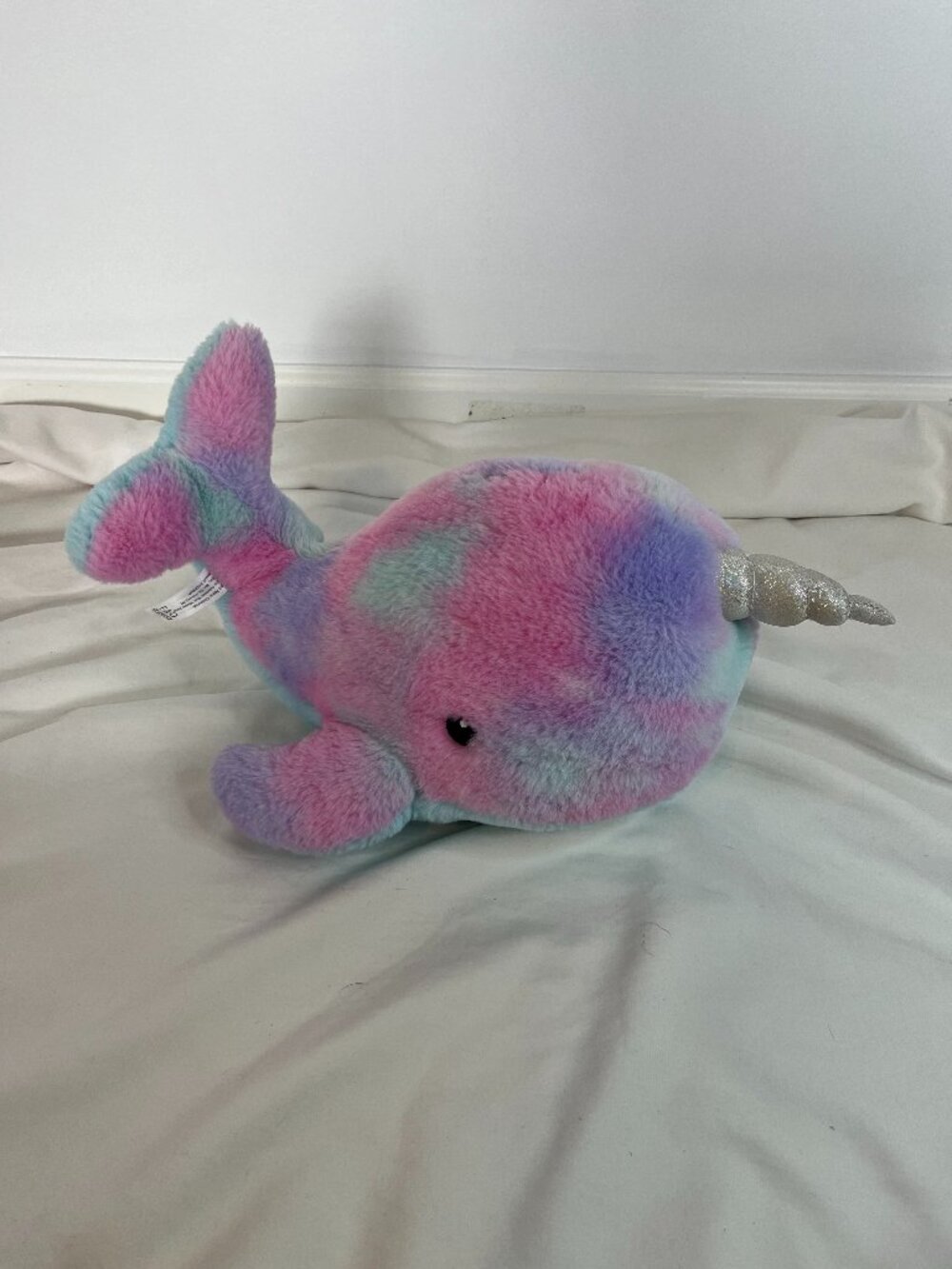 FAO Schwarz Glow Bright Narwhal 17" LED Plush Toy